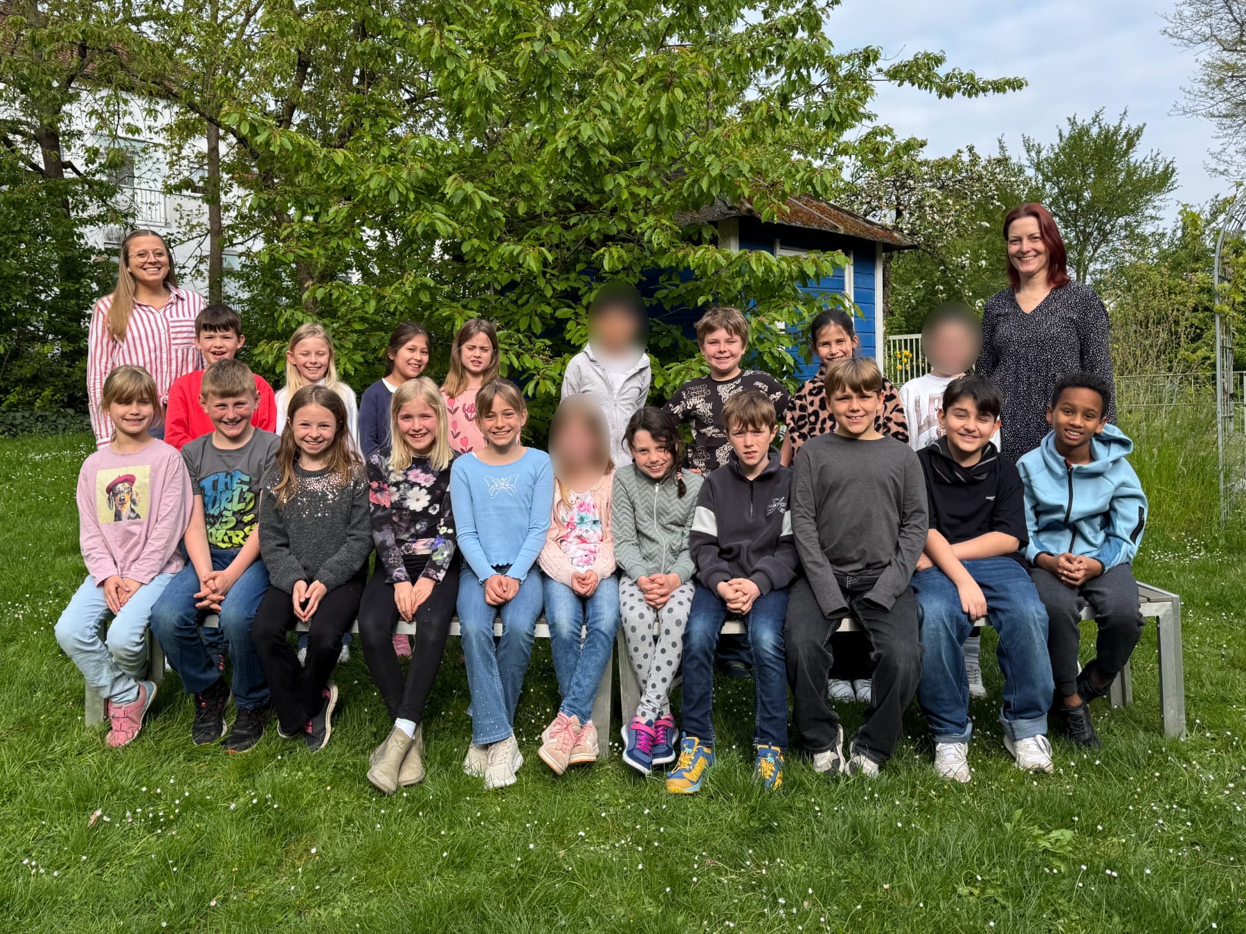 Klassenfoto der 3b